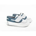 thumbnail image 1 of Baby shoes Napa white and Sky Blue Shoes-Boy Shoes, 1 of 13