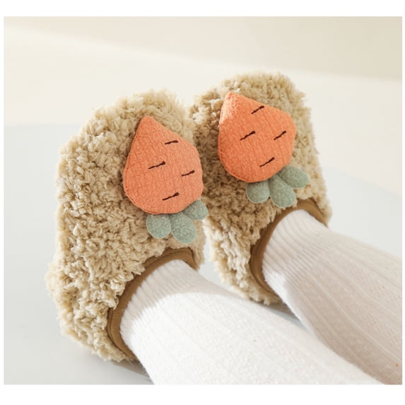 Baby socks Cozy Fleece Slippers Soft Baby Shoes, Winter Warm Infant Newborn Crib Sock Shoes First Walkers