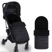 HioHa Universal Baby Stroller Footmuff, Winter Warm Pram Sack with 5-Point Harness Opening, Windproof & Water-Resistant, Machine Washable Cosy Liner for Newborn