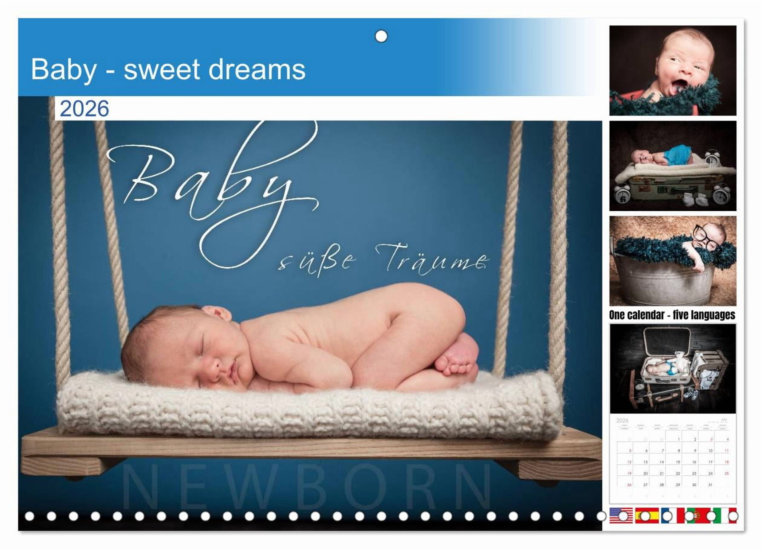 Baby - sweet dreams (Monthly Wall Calendar 2026 11.7 x 16.5 (open ...
