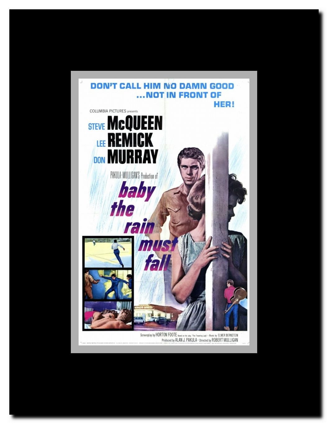 Baby the Rain Must Fall Framed Movie Poster