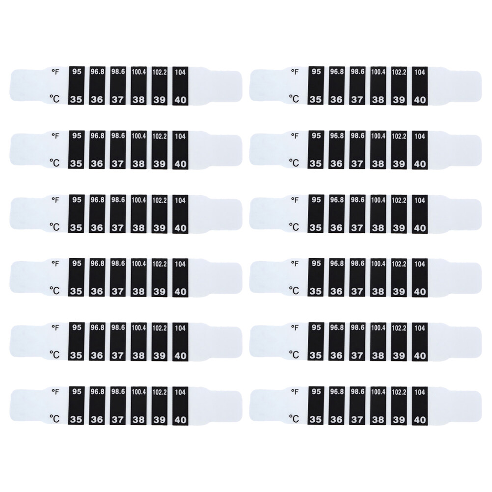 Baby thermometer sticker 12pcs Baby Head Strips Check Thermometer Free