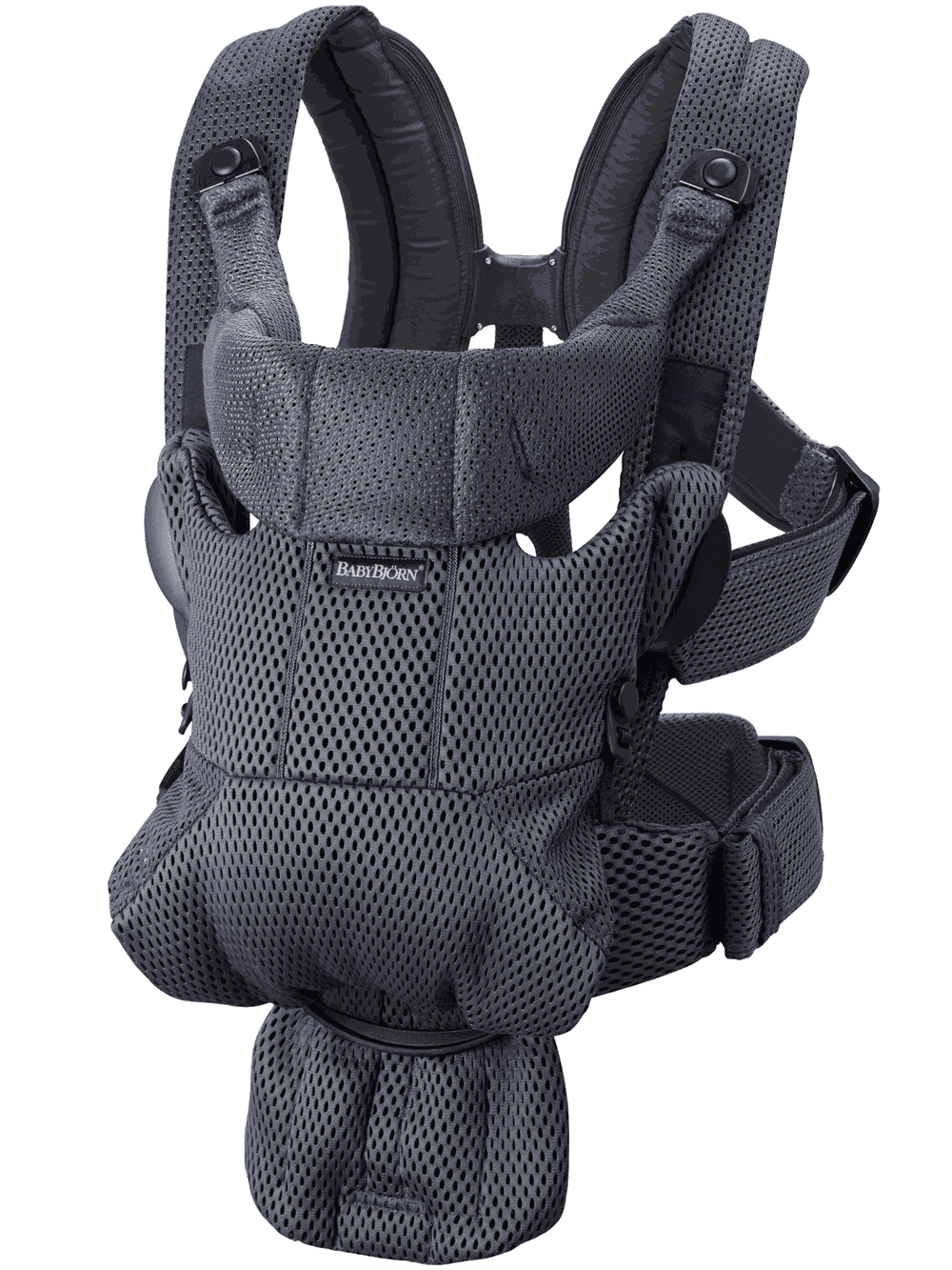 BabyBjorn Baby Carrier Free, 3D Mesh, Grey beige