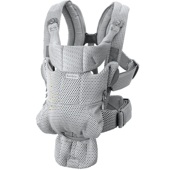 BabyBjorn Baby Carrier Free, 3D Mesh, 2-Position, Grey, One Size