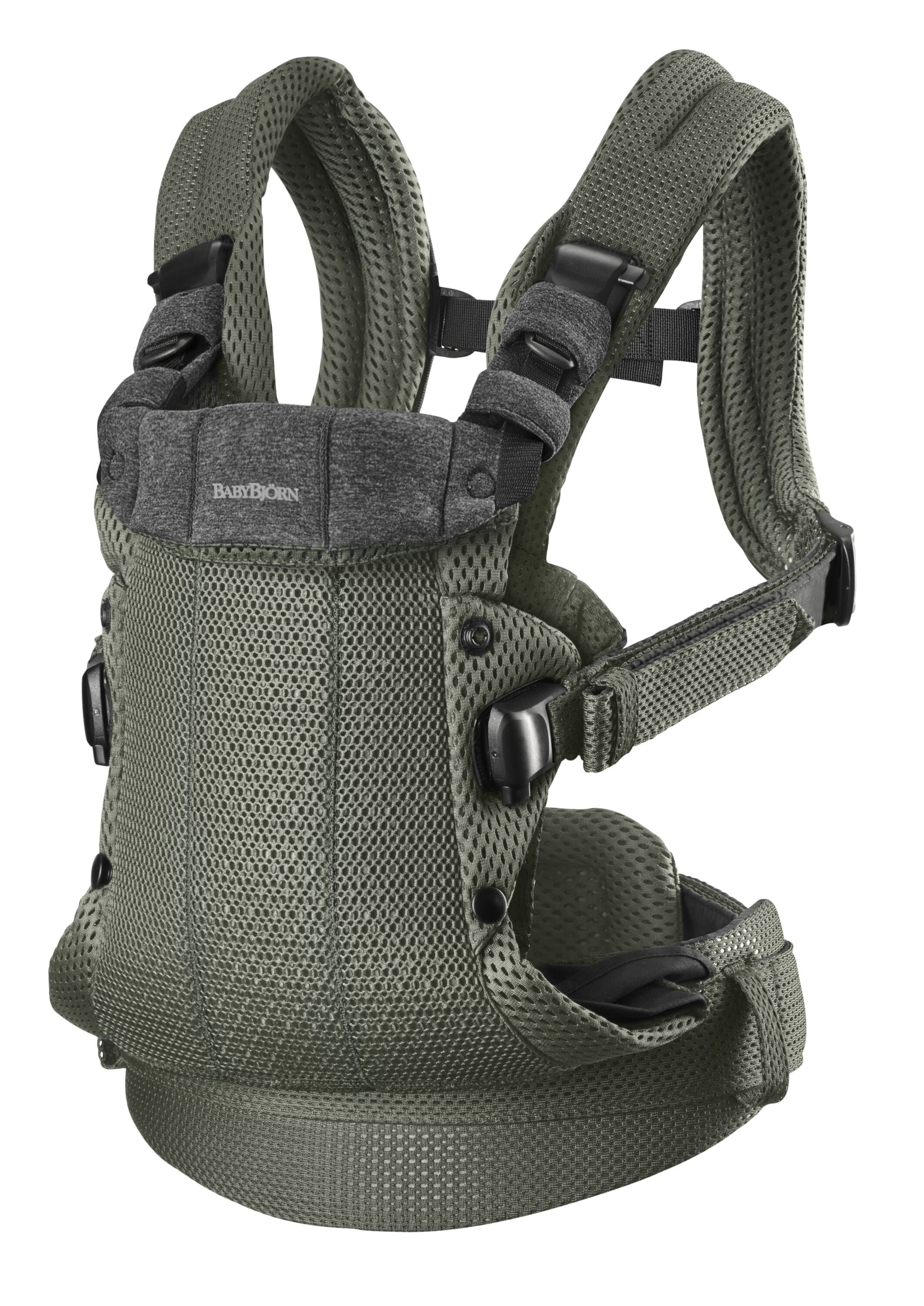 BabyBjorn Baby Carrier Harmony, 3D Mesh, 3-Position, Dark Green, One Size