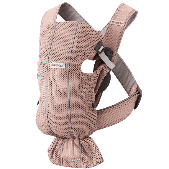 BabyBjorn Baby Carrier Mini, 3D Mesh, Dusty pink