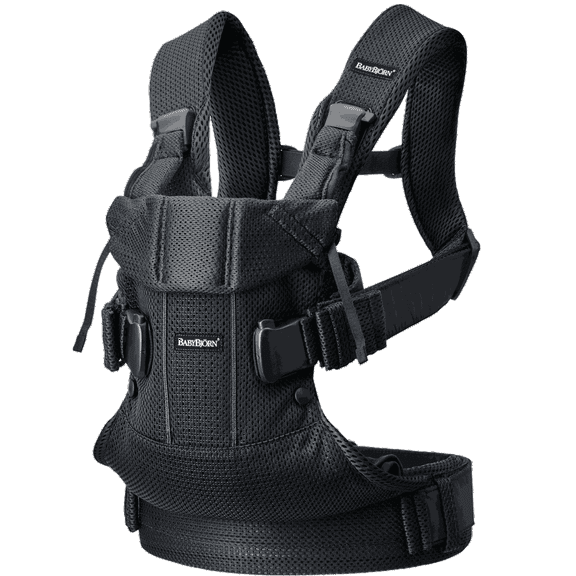 BabyBjorn Baby Carrier One Air, 3D Mesh, Black