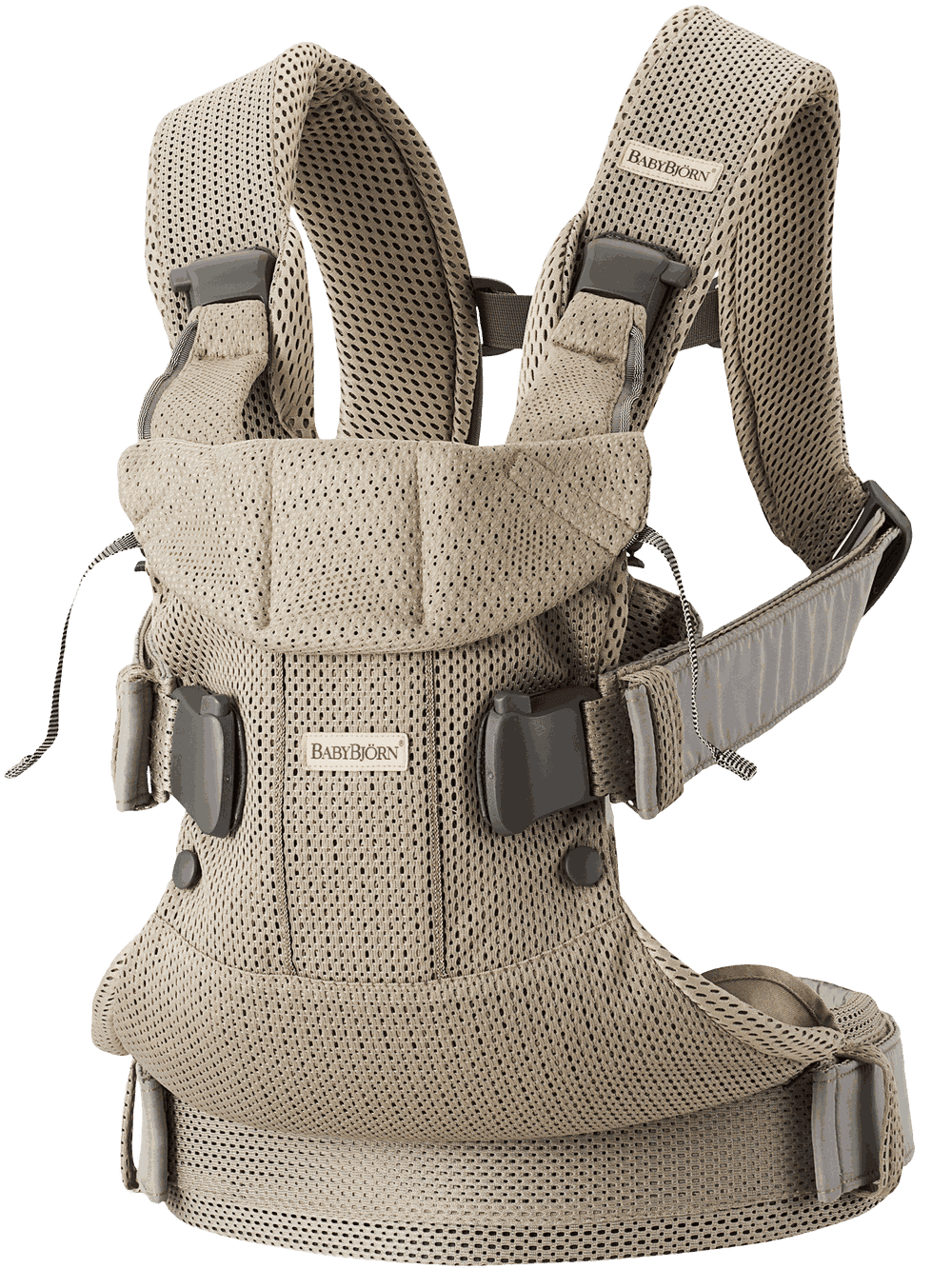 BabyBjorn Baby Carrier One Air, 3D Mesh, Silver - Walmart.com