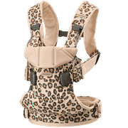 BabyBjorn Baby Carrier One, Cotton Mix, Beige/Leopard