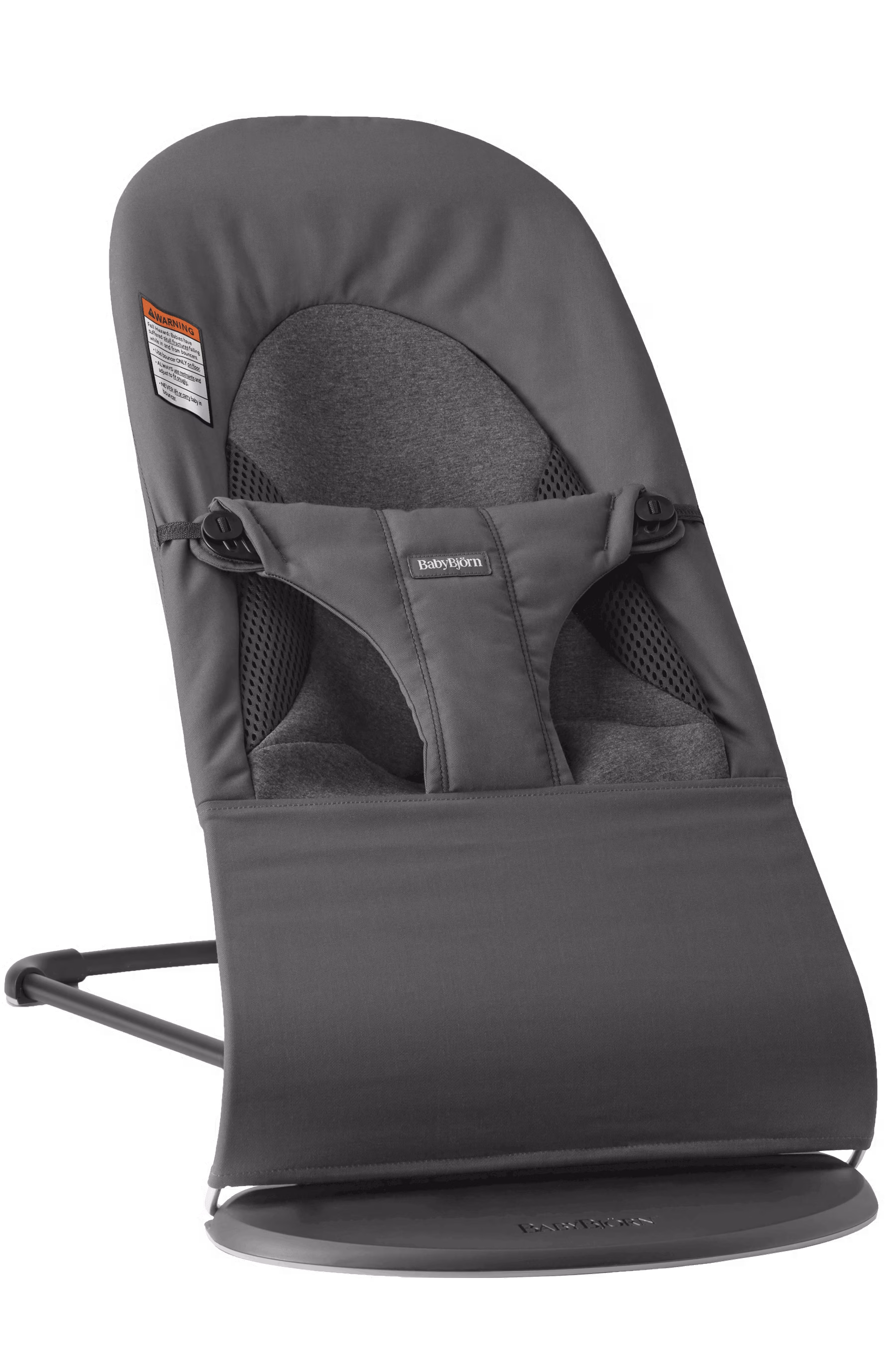 BabyBjorn Bouncer Balance Soft, Woven/Jersey, Tri-Fabric, Dark Grey