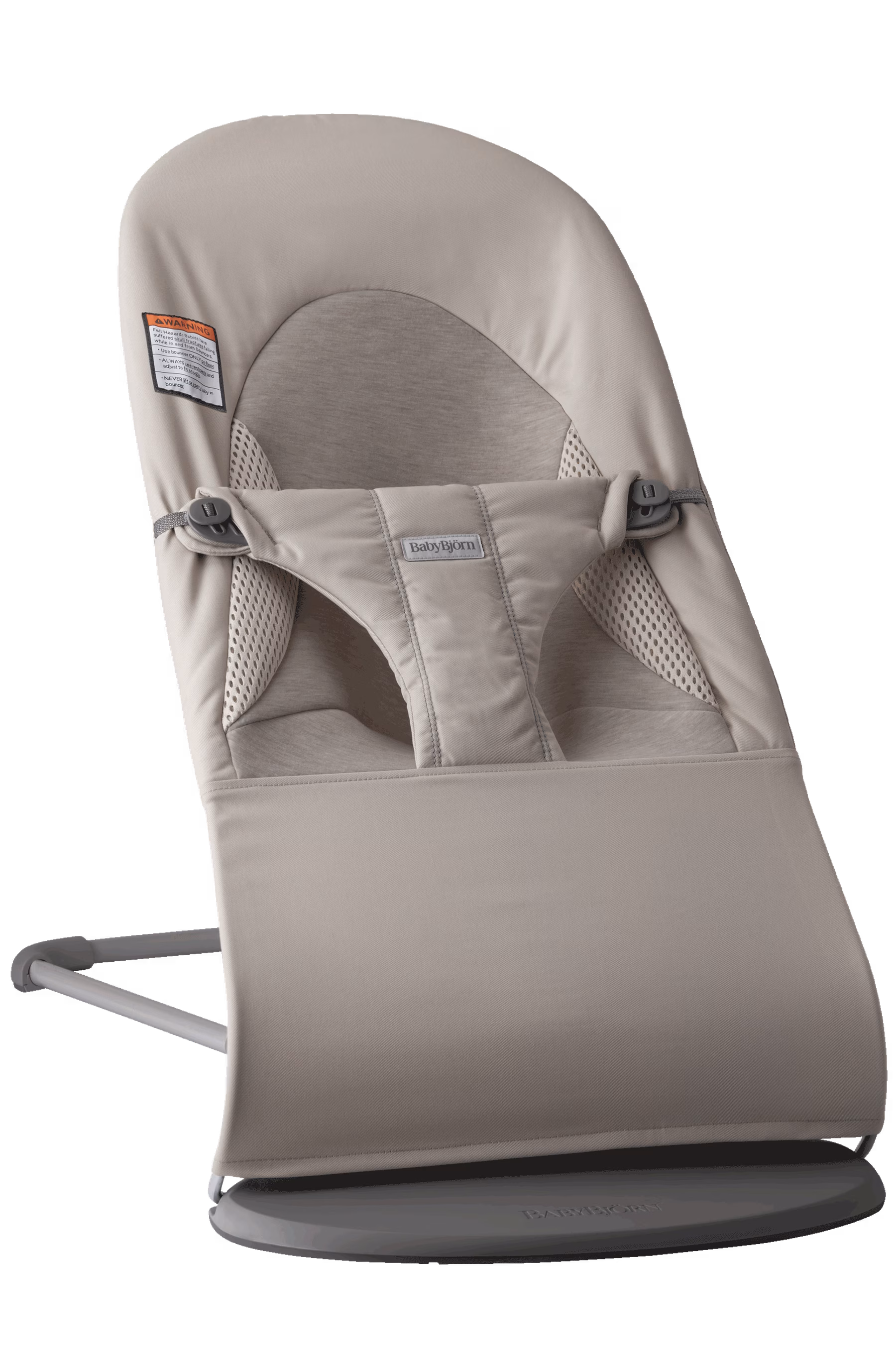 BabyBjorn Bouncer Balance Soft, Woven/Jersey, Tri-Fabric, Sand Grey