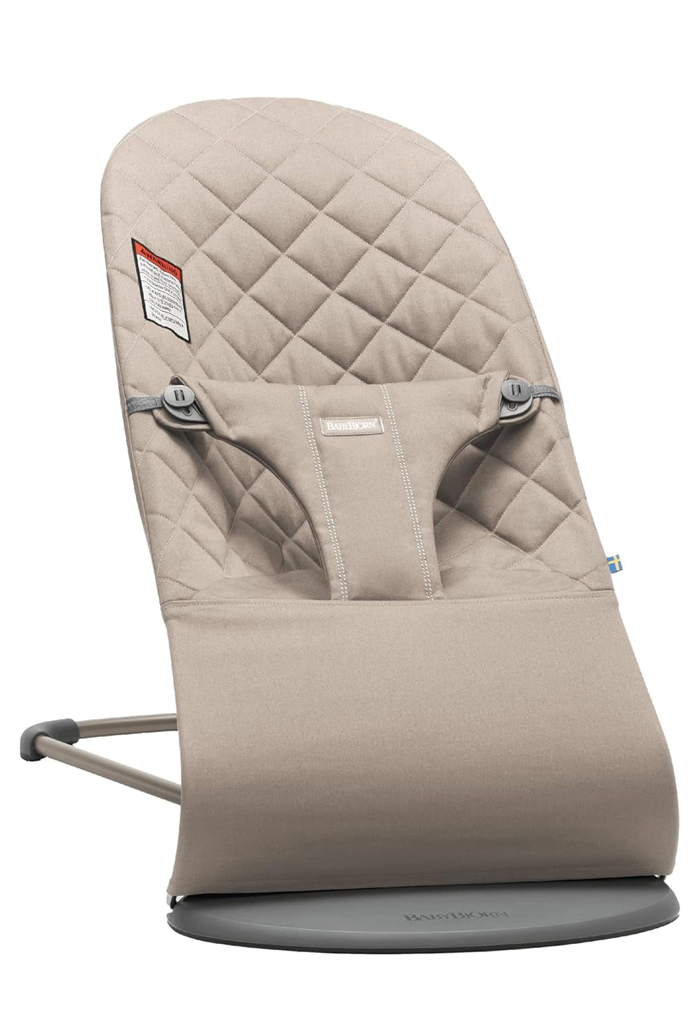 BabyBjorn Bouncer Bliss, Sand Gray, Cotton