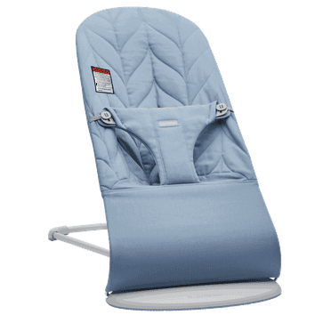 BabyBjorn Bouncer Bliss, Woven Petal Quilt, Blue