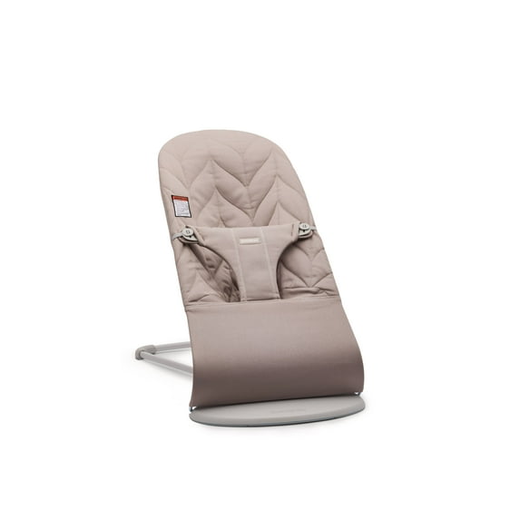 BabyBjorn Bouncer Bliss, Woven, Petal Quilt, Sand Gray