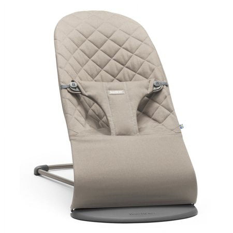 BabyBjorn Fabric Seat for Bouncer Sand Gray, Cotton