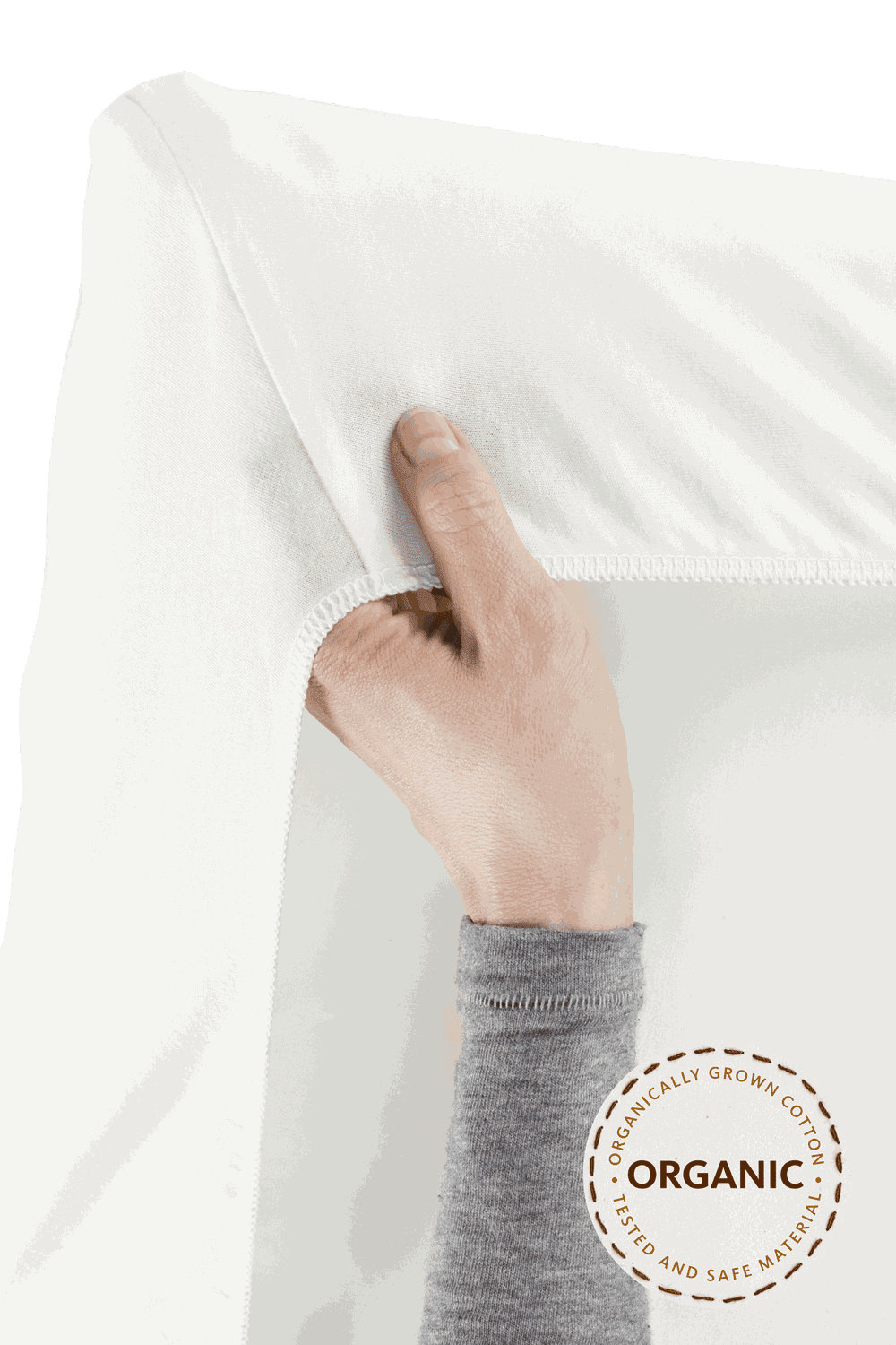 BabyBjorn Fitted Sheet for Travel Crib Light, White