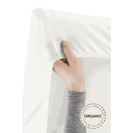 BabyBjorn Fitted Sheet for Travel Crib Light, White
