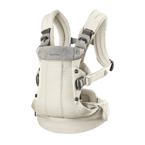 BabyBjorn Harmony 3D Mesh Baby Carrier for Infant, 3-Position, Cream, One Size