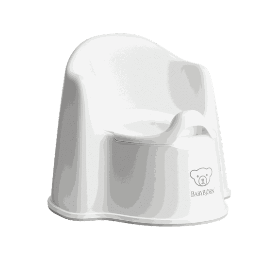 BabyBjorn Potty Chair, White/Gray