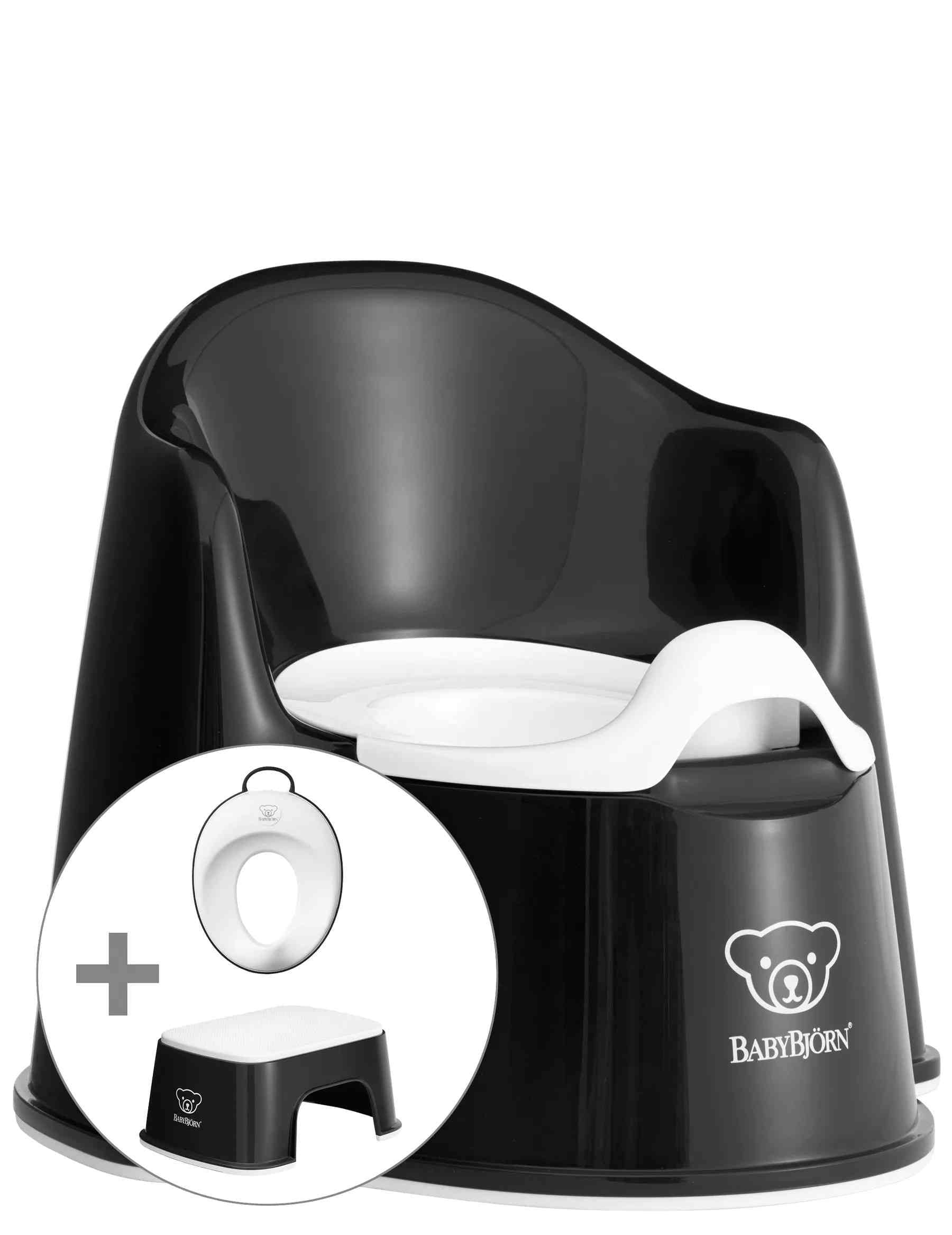 BabyBjorn Potty Training Bundle Black White