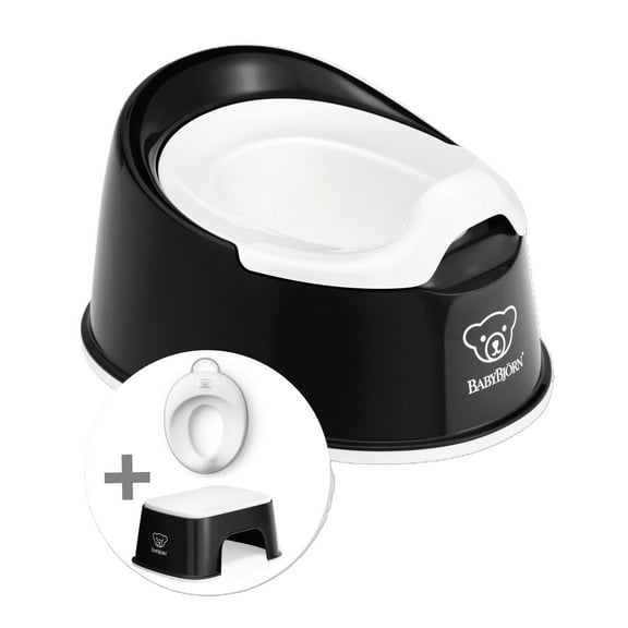 BabyBjorn Smart Potty Kit, Black/White