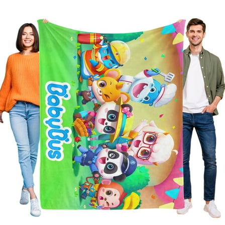 BabyBus Blanket Soft Flannel Bed Sofa Throw Cozy Lightweight Birthday Gift