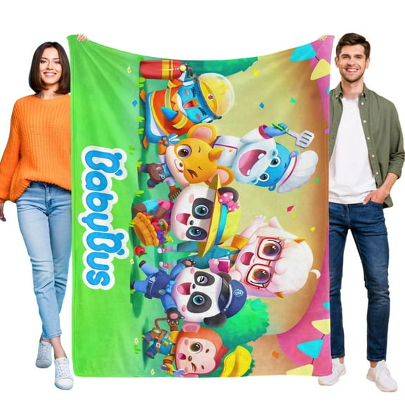 BabyBus Blanket Soft Flannel Bed Sofa Throw Cozy Lightweight Birthday Gift