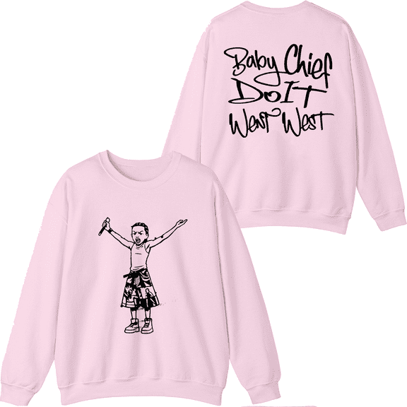 BabyChiefDoit Merch Went West Crewneck Sweatshirt Fashion Unisex Men Women Long Sleeve