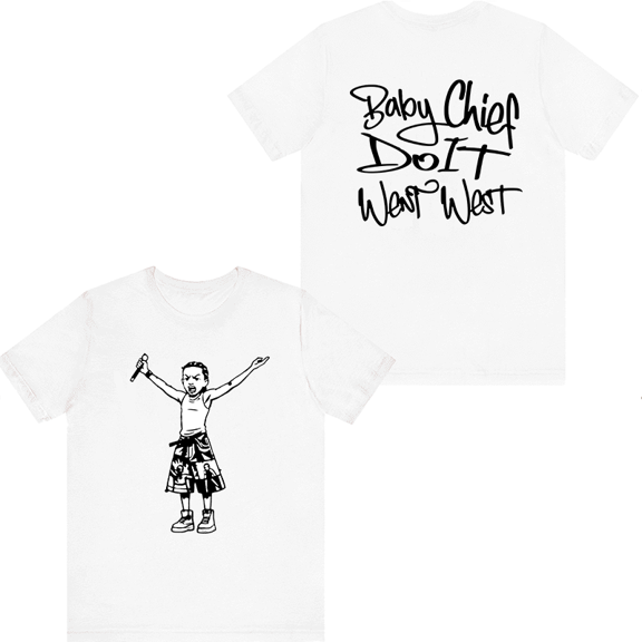 BabyChiefDoit Print T-shirts Men Women Short Sleeve Crewneck Fashion Hip Hop Fashion Tops