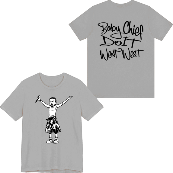 BabyChiefDoit Print T-shirts Men Women Short Sleeve Crewneck Fashion Hip Hop Fashion Tops