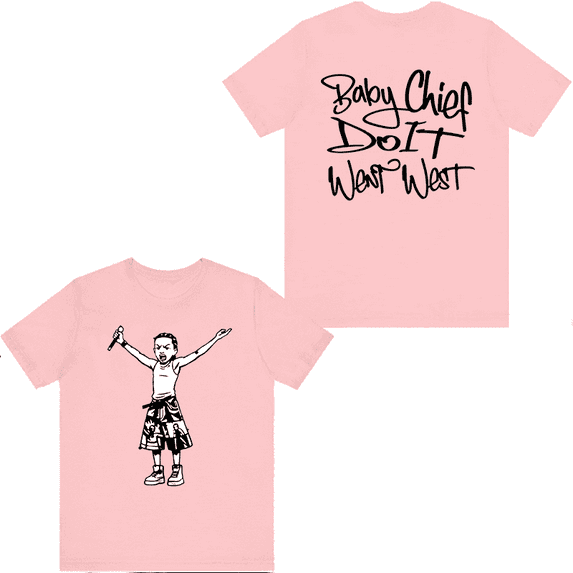 BabyChiefDoit Print T-shirts Men Women Short Sleeve Crewneck Fashion Hip Hop Fashion Tops