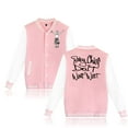 thumbnail image 1 of BabyChiefDoit WENT WEST Baseball Jacket Men's & Women's Varsity Style Ribbed Trim Coat, 1 of 4