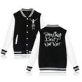 thumbnail image 1 of BabyChiefDoit WENT WEST Baseball Jacket Men's & Women's Varsity Style Ribbed Trim Coat, 1 of 3