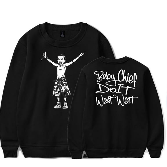 BabyChiefDoit WENT WEST Pullover Sweatshirt No Hood, Crew Neck Soft Men's & Women's Casual Wear