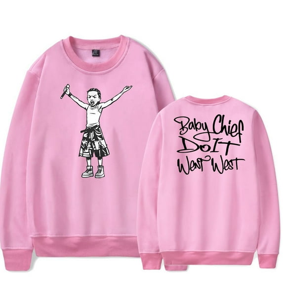 BabyChiefDoit WENT WEST Pullover Sweatshirt No Hood, Crew Neck Soft Men's & Women's Casual Wear