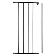 BabyDan 67236 Flex 13 Inch Baby and Pet Gate Extension Panel Accessory, Black