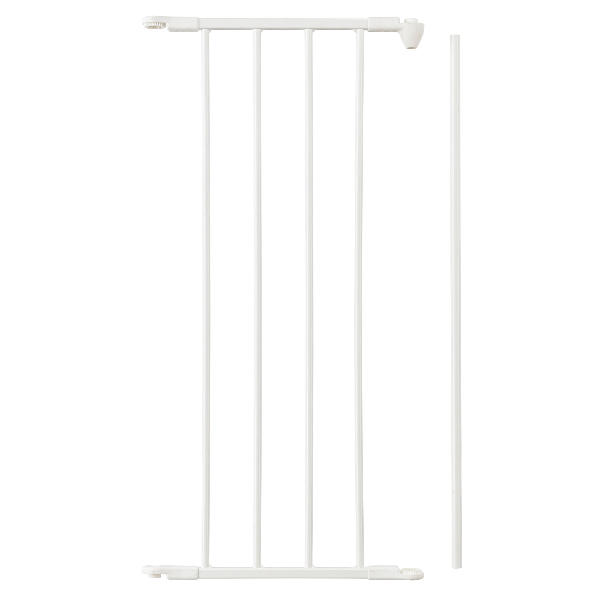 BabyDan Flex Safety Gate Extension Panel 13", Color White Metal