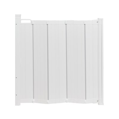 BabyDan Guard Me 21.7"- 36.2" Auto Reatractable Safety Baby Gate, White