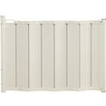 thumbnail image 1 of BabyDan Guard Me Wide Auto Retractable Safety Gate, 22" - 45", White, 1 of 12