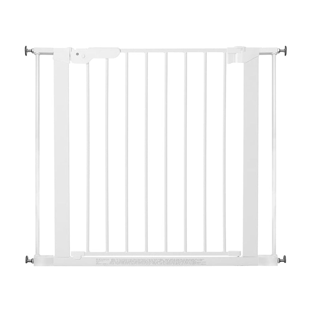 BabyDan Premier Pressure Mount Safety Gate with 2 Extensions 28.9" - 36.7", White