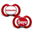 thumbnail image 1 of BabyFanatic Official Sport Pacifier 2-Pack - NCAA Nebraska Cornhuskers, 1 of 4