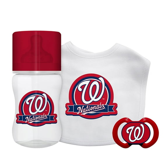 BabyFanatic Officially Licensed 3 Piece Unisex Gift Set - MLB Washington Nationals