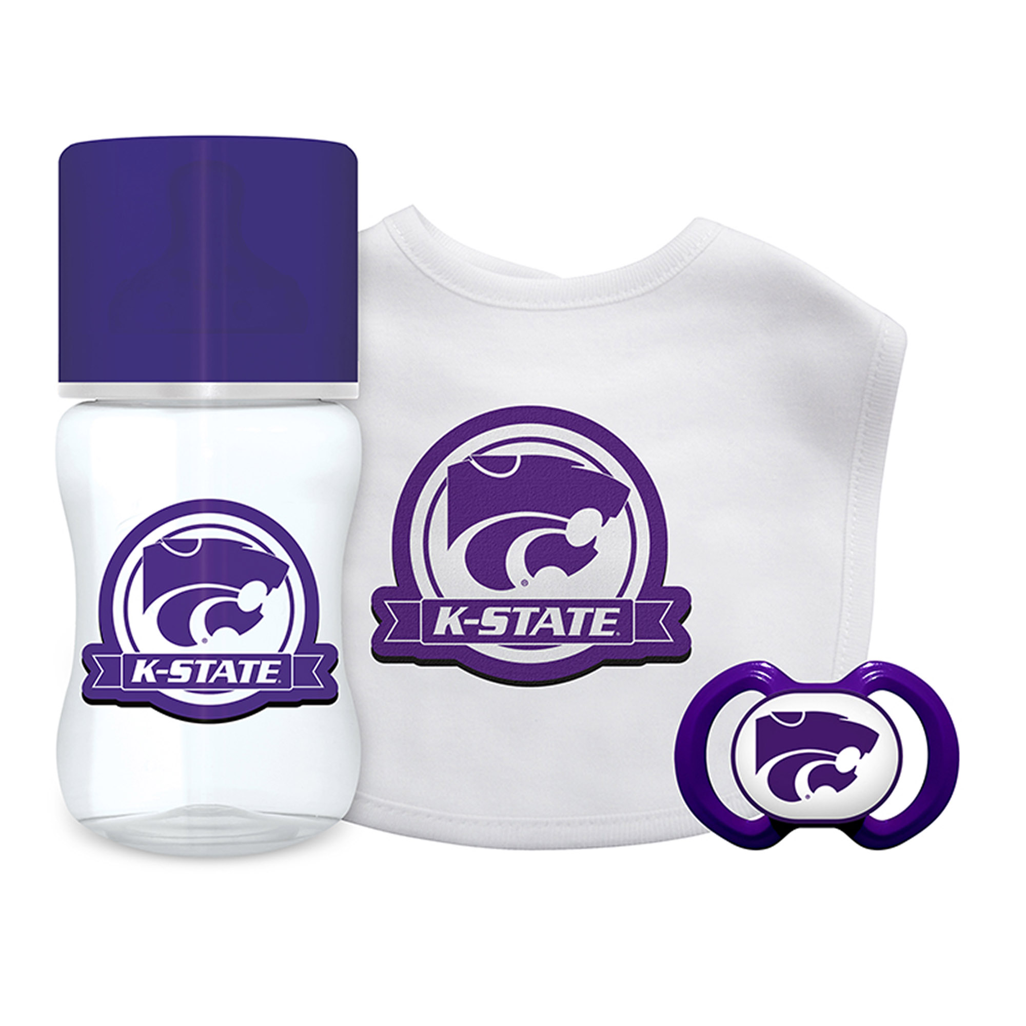 BabyFanatic Officially Licensed 3 Piece Unisex Gift Set - NCAA Kansas State Wildcats - image 1 of 4