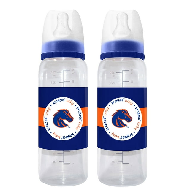 BabyFanatic Officially Licensed NCAA Boise State Broncos 9oz Infant Baby Bottle 2 Pack