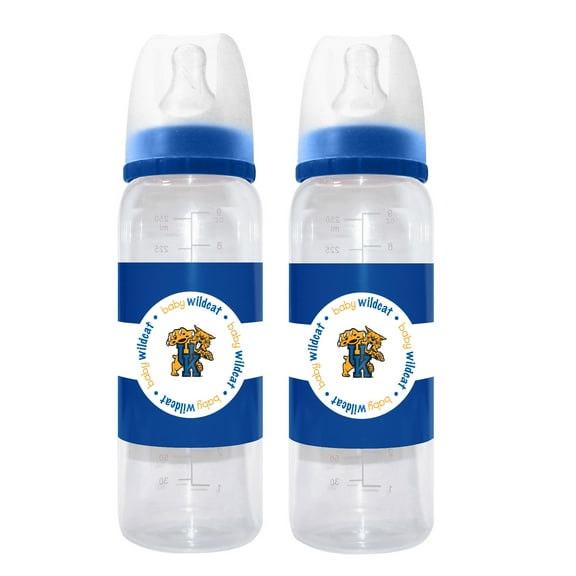 BabyFanatic Officially Licensed NCAA Kentucky Wildcats 9oz Infant Baby Bottle 2 Pack