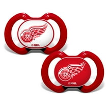 BabyFanatic Officially Licensed Pacifier 2-Pack - NHL Detroit Red Wings