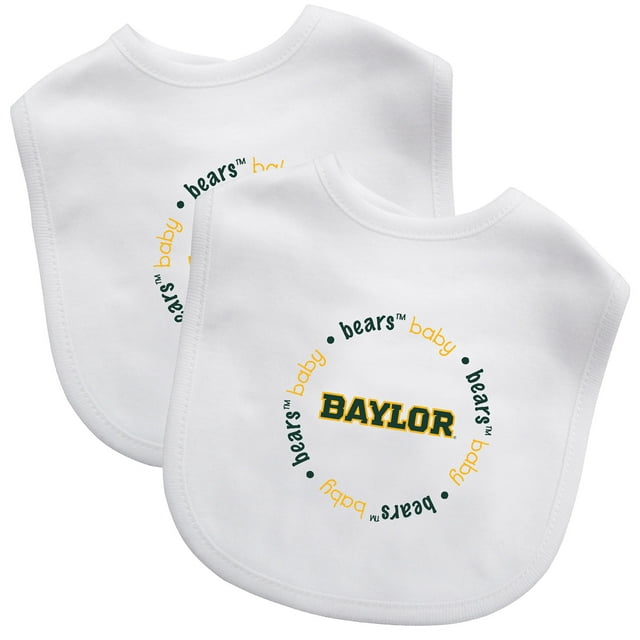 BabyFanatic Officially Licensed Unisex Baby Bibs 2 Pack - NCAA Baylor Bears