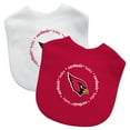 thumbnail image 1 of BabyFanatic Officially Licensed Unisex Baby Bibs 2 Pack - NFL Arizona Cardinals, 1 of 3