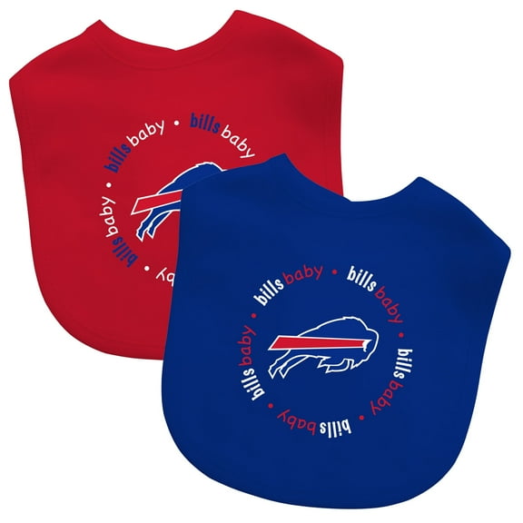 BabyFanatic Officially Licensed Unisex Baby Bibs 2 Pack - NFL Buffalo Bills