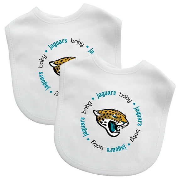 BabyFanatic Officially Licensed Unisex Baby Bibs 2 Pack - NFL Jacksonville Jaguars